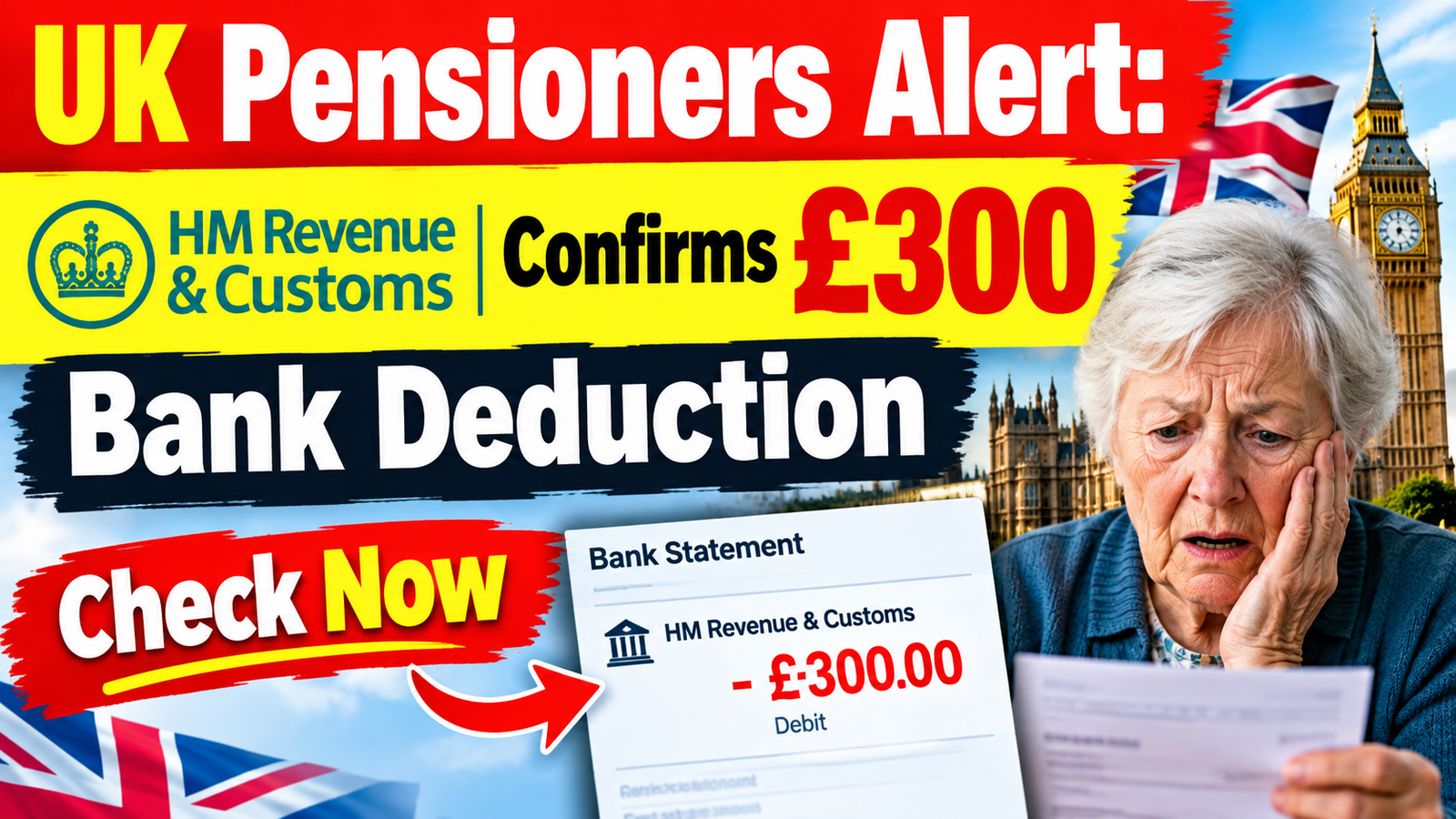 £300 HMRC bank deduction