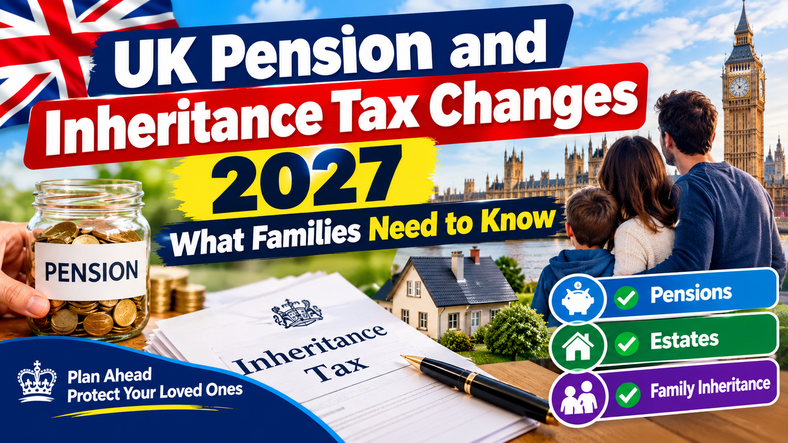 UK pension and inheritance tax changes 2027